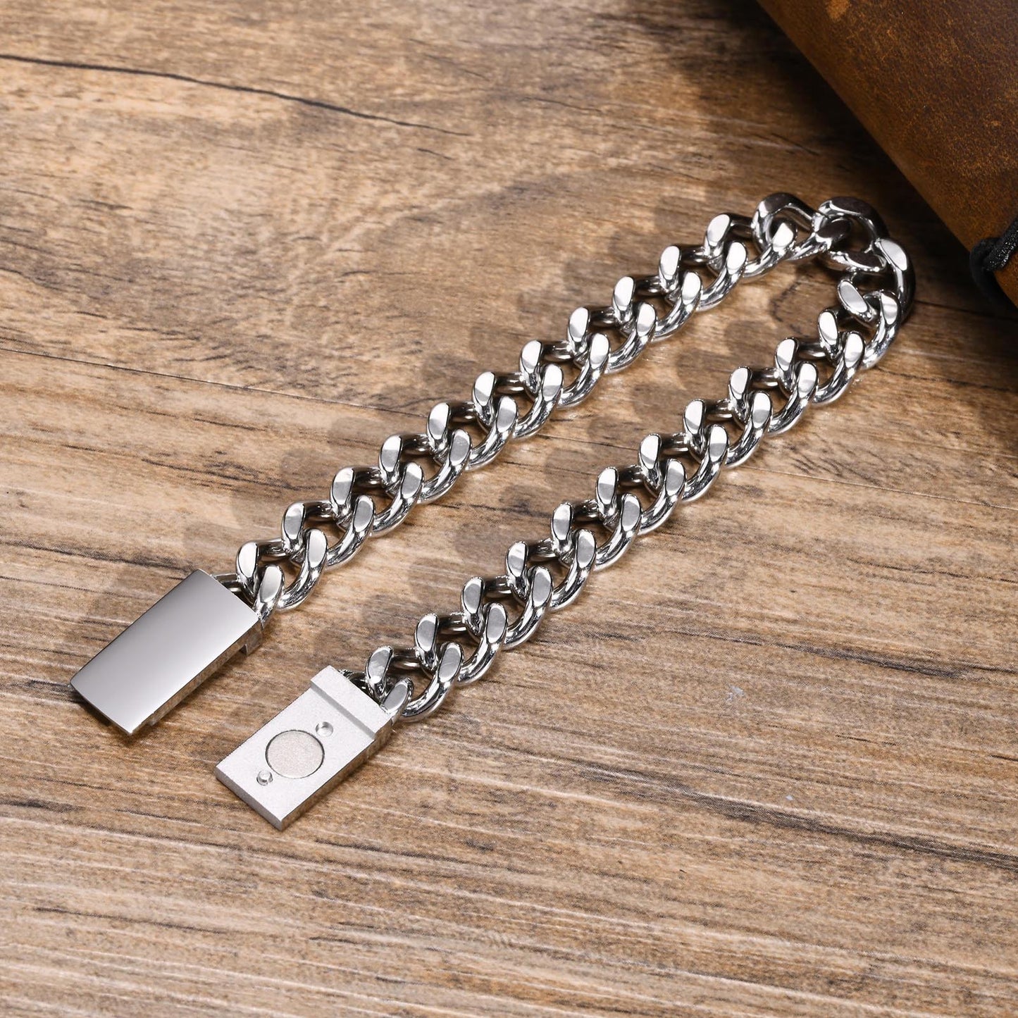 Cross-Border Jewelry Stainless Steel Thick Bracelet for Men