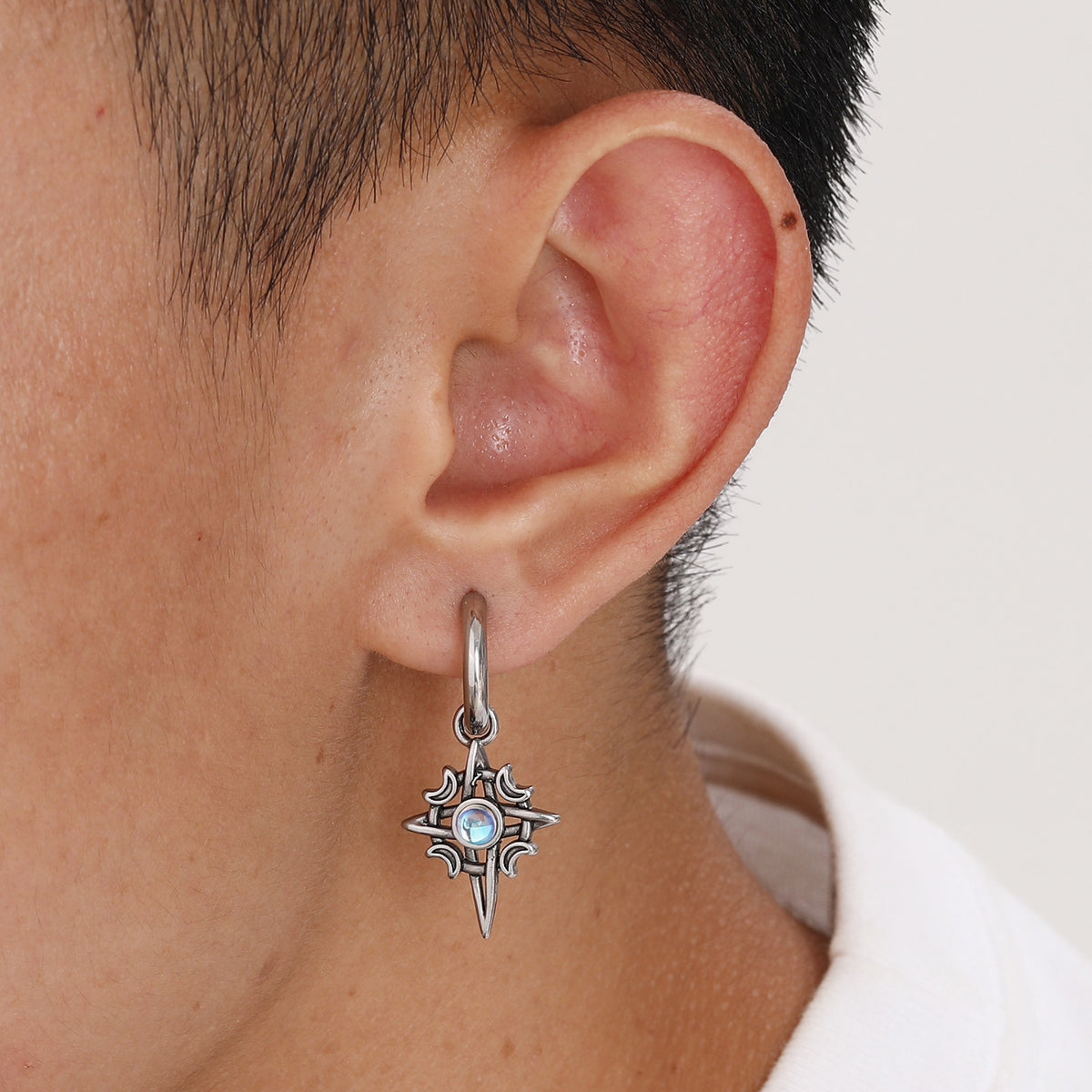 Modern Stainless Steel Earrings — Two Styles