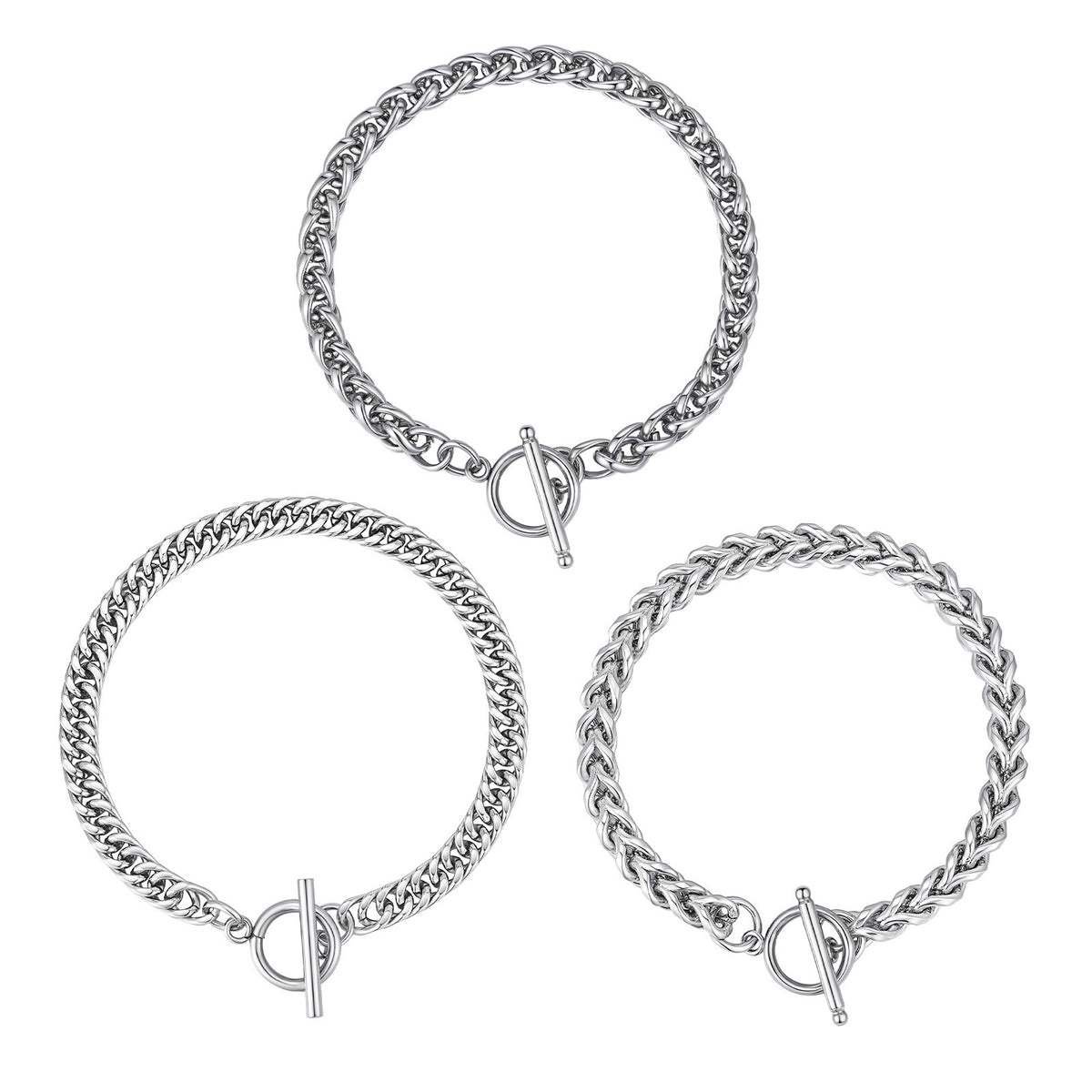 Cuban Chain Minimalist Stainless Steel Bracelet