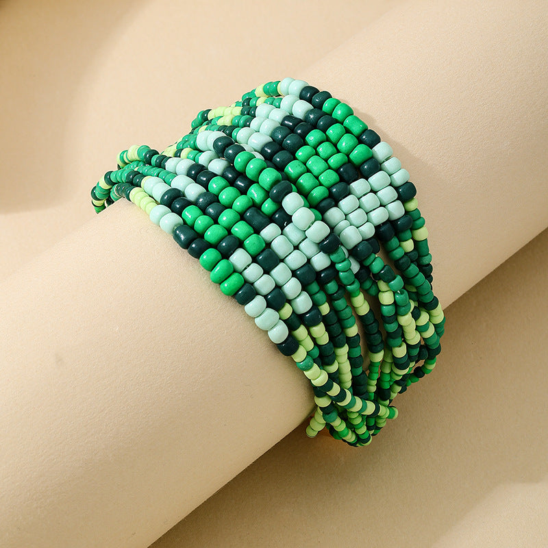 Planderful Vienna Verve Bracelet – Fashionable Multi-Layer Beach Accessory