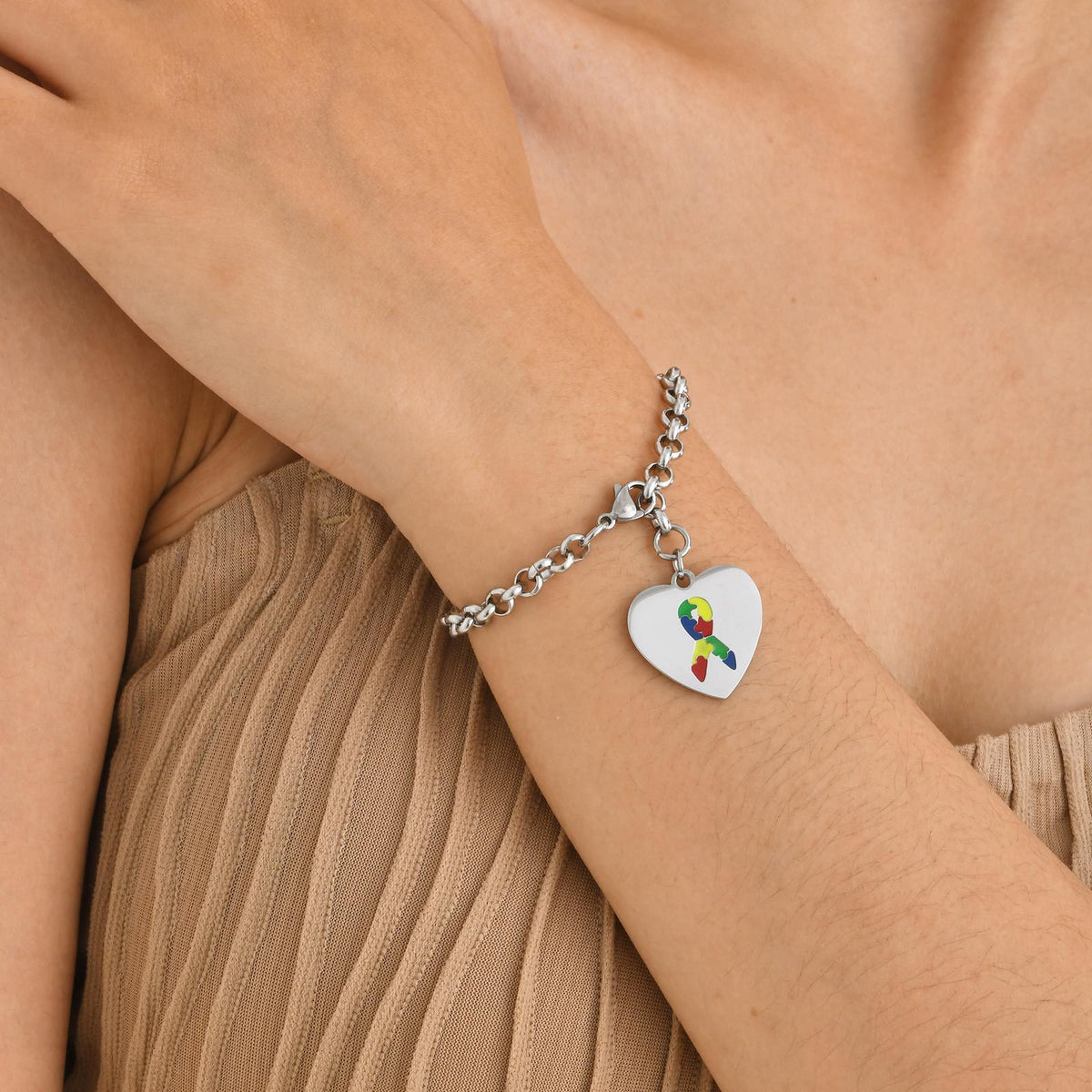Heart Stainless Steel Bracelet