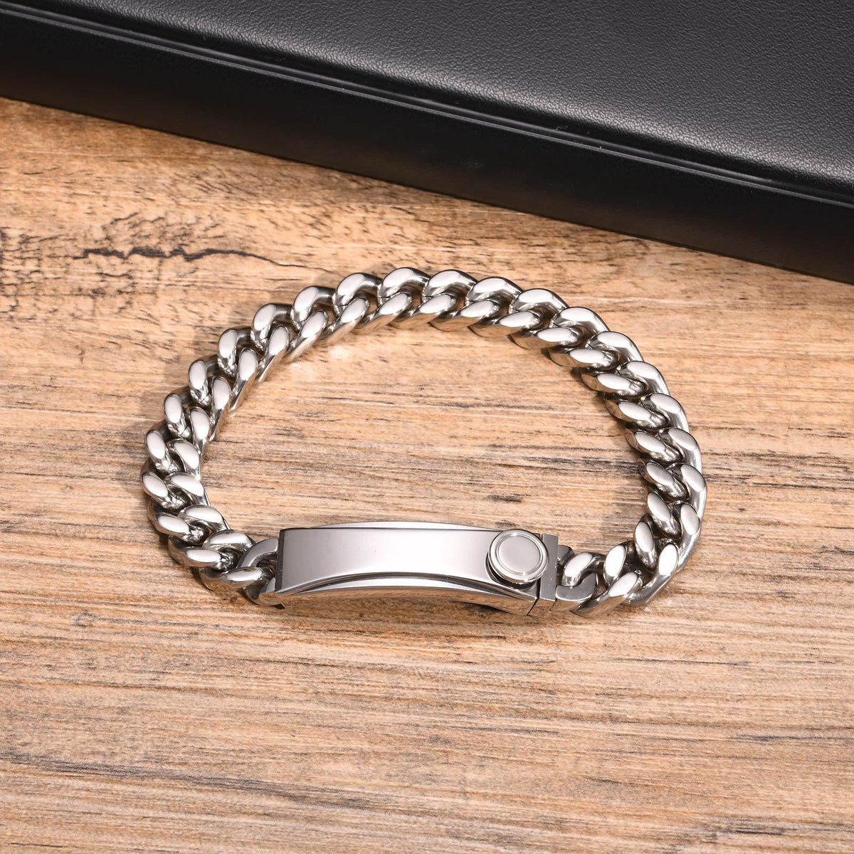 Cuban Chain Stainless Steel Bracelet for Men