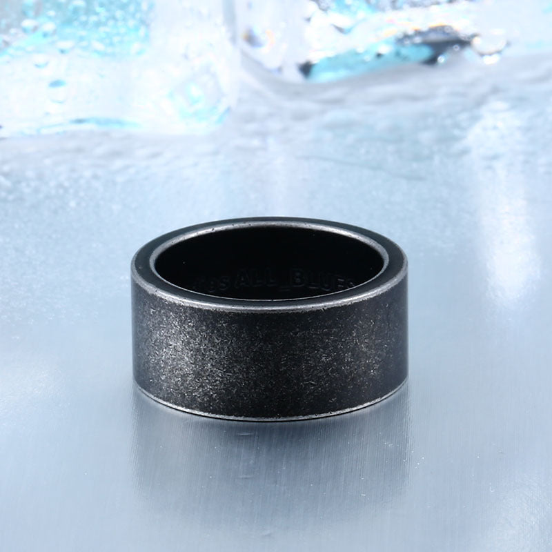 Nordic Minimalist Retro Stainless Steel Ring for Men and Women - Trendy Fashion Jewelry