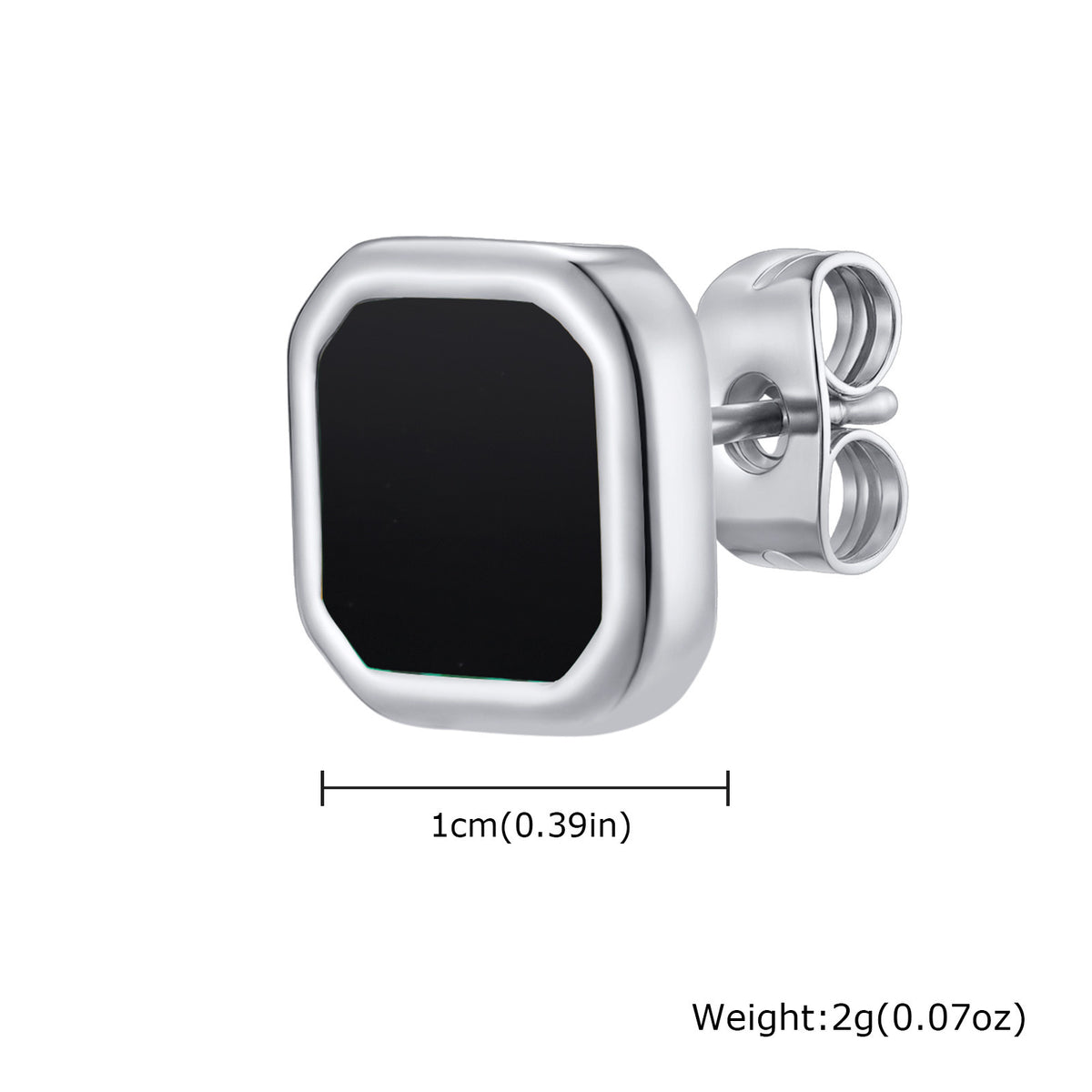Stainless Steel Inlay Earrings — Six Styles