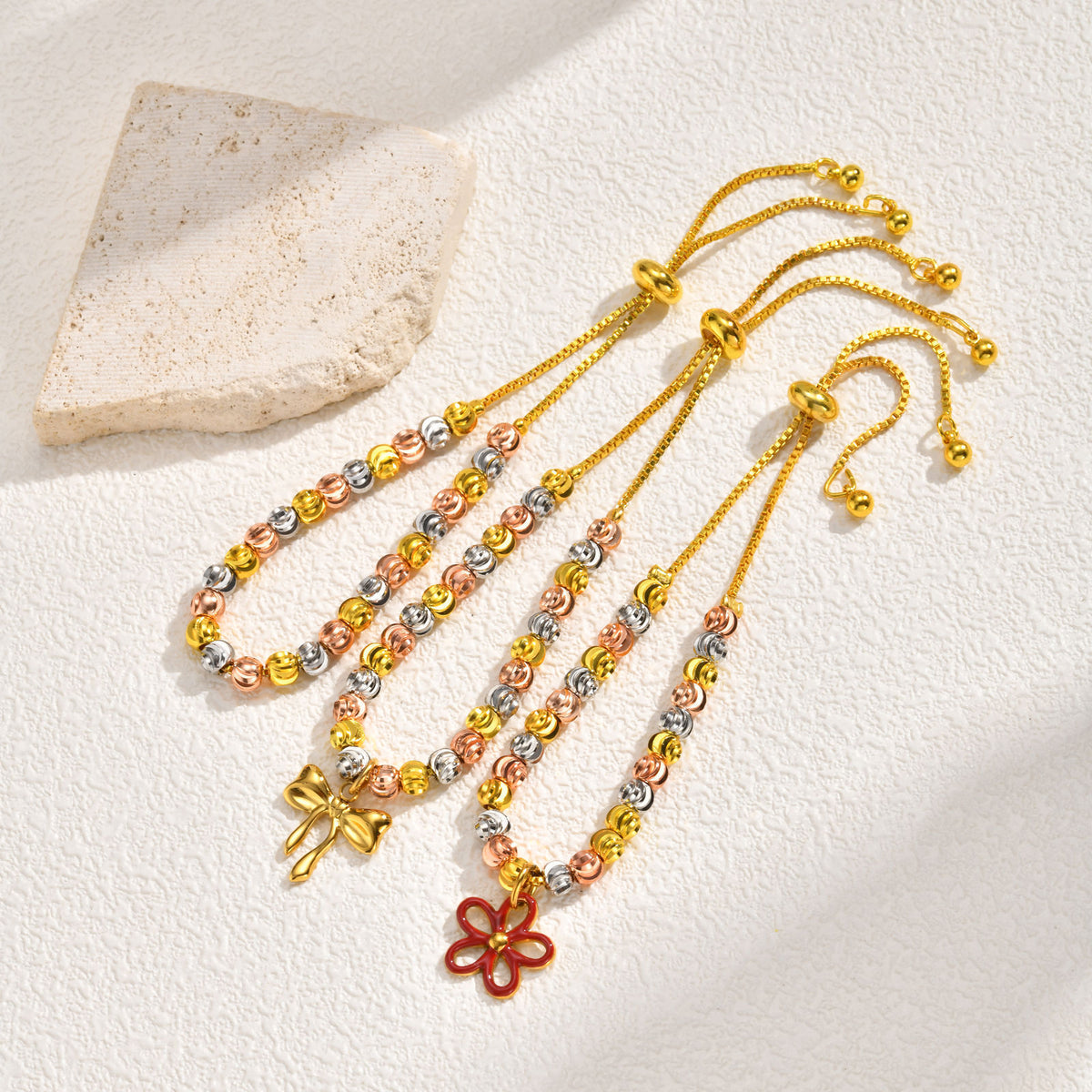 Flower Adjustable Copper Bracelet
