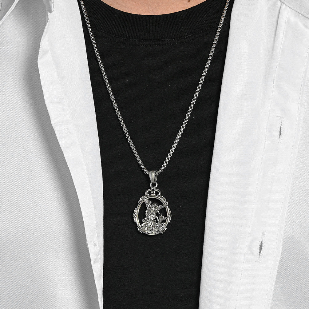 Stainless Steel Vintage Necklace