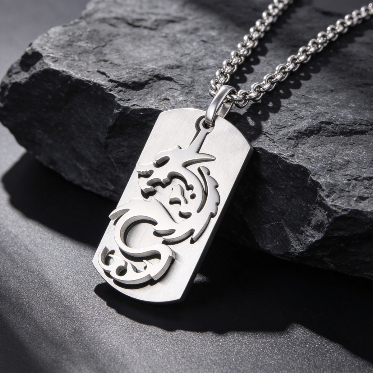 Europe – America – Titanium Steel Non-Fading Pendant Necklace