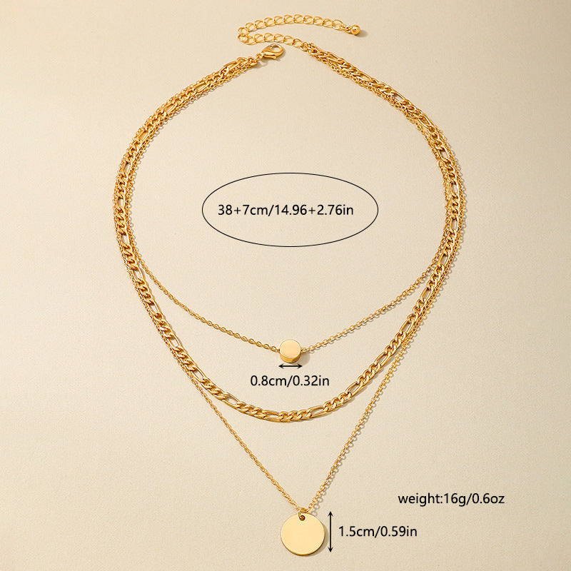 Planderful Vienna Verve Necklace – Elegant Retro Metal Design