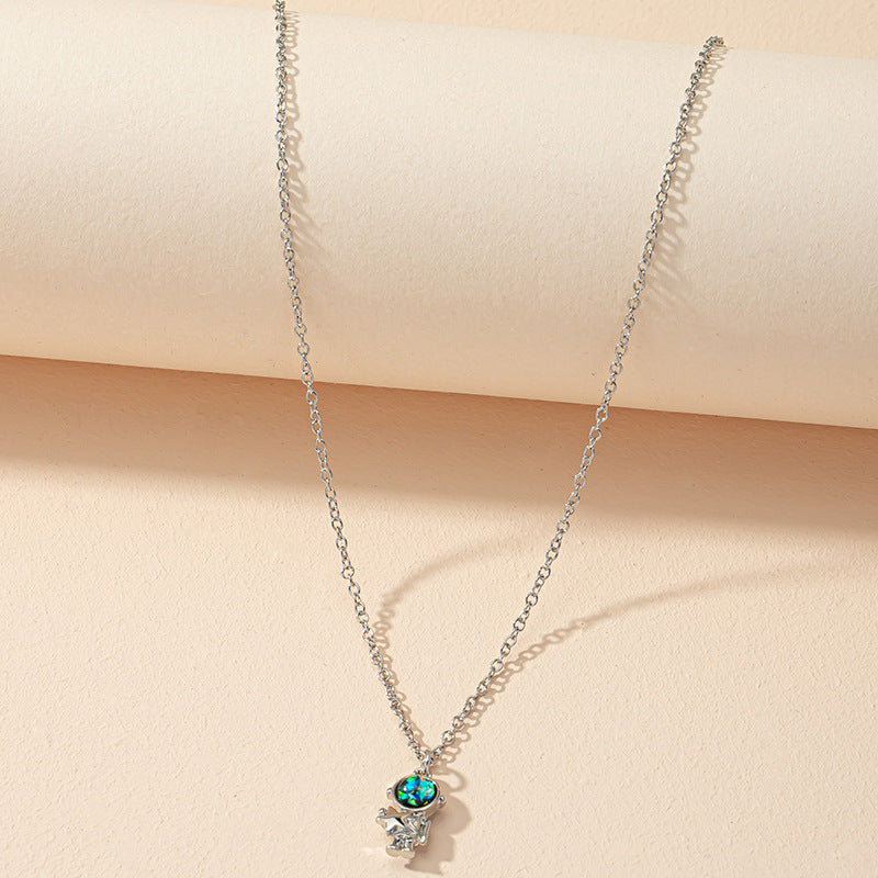 Futuristic Robot Necklace with Urban Flair