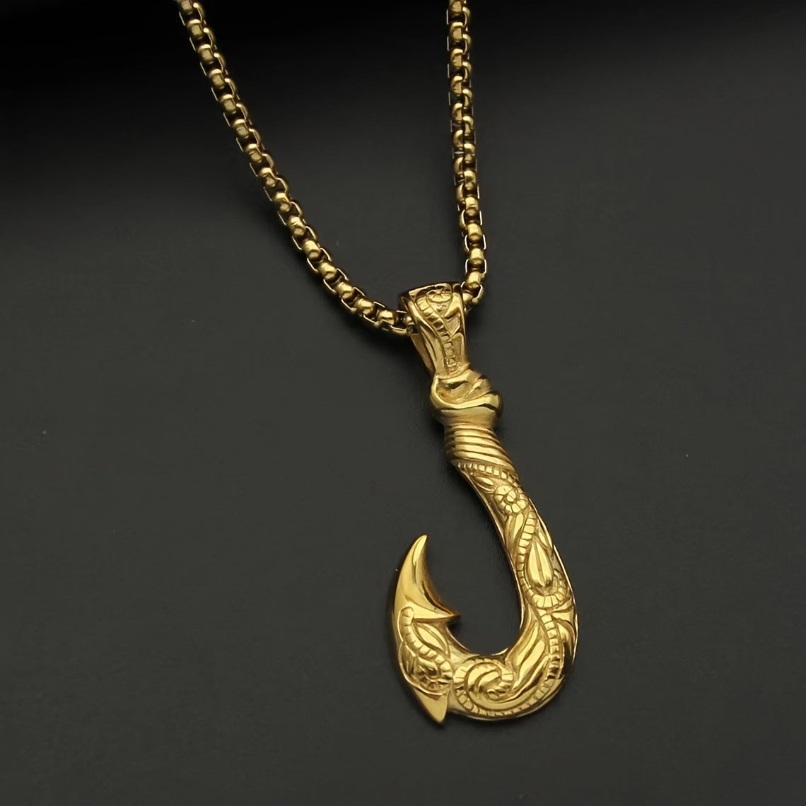 Planderful Viking Anchor Pendant For Men Durable Legendary