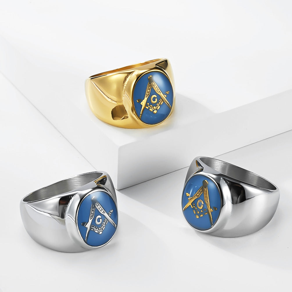 Freemasonry Premium Stainless Steel Men's Ring