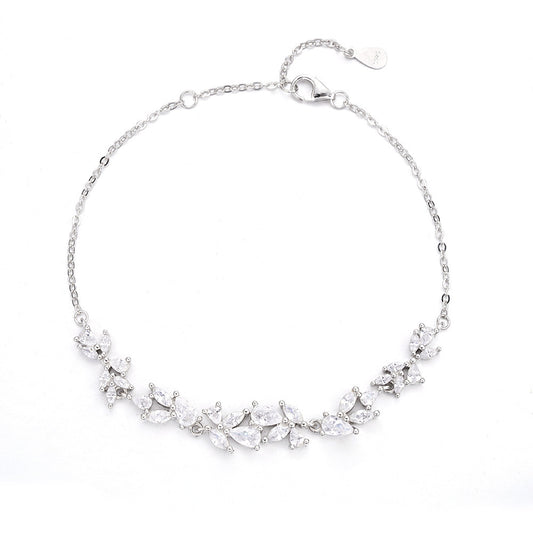 Sterling Silver Bracelet Female Cute Exquisite Personalized Design