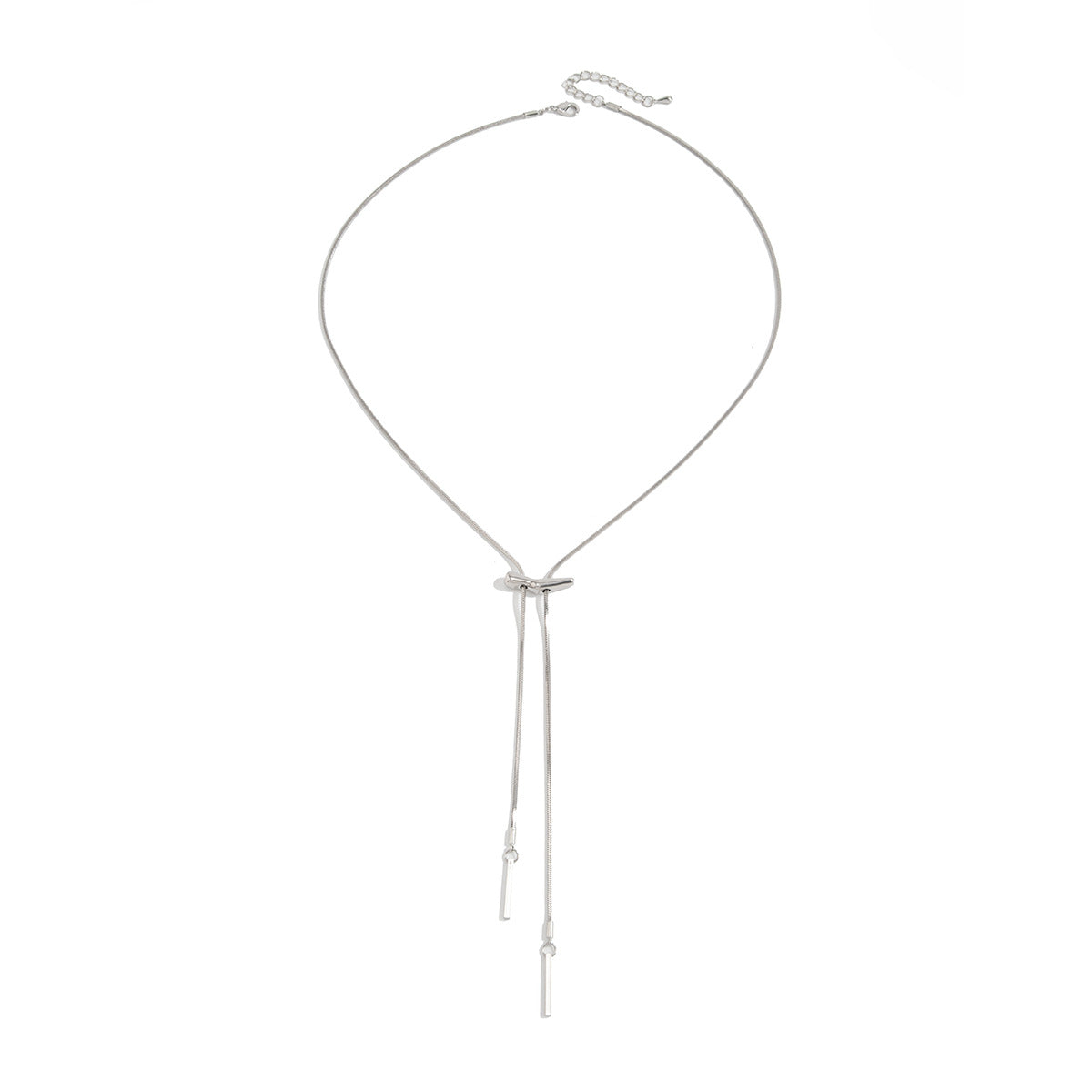 Adjustable V-Shaped Stainless Steel Necklace
