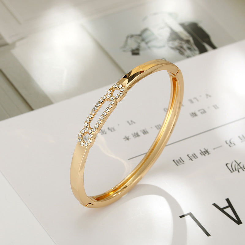 Infinity Love Rose Gold Titanium Steel Couples Bracelet - Vienna Verve Collection