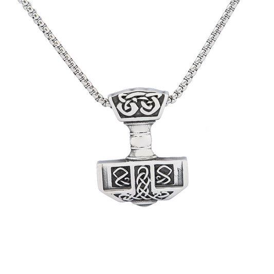 Boys Necklace Trendy Brand Hip Hop Titanium Steel Pendant Accessories