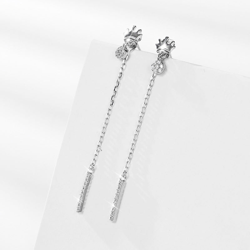 Crown Muse 925 Sterling Silver Women's Earrings