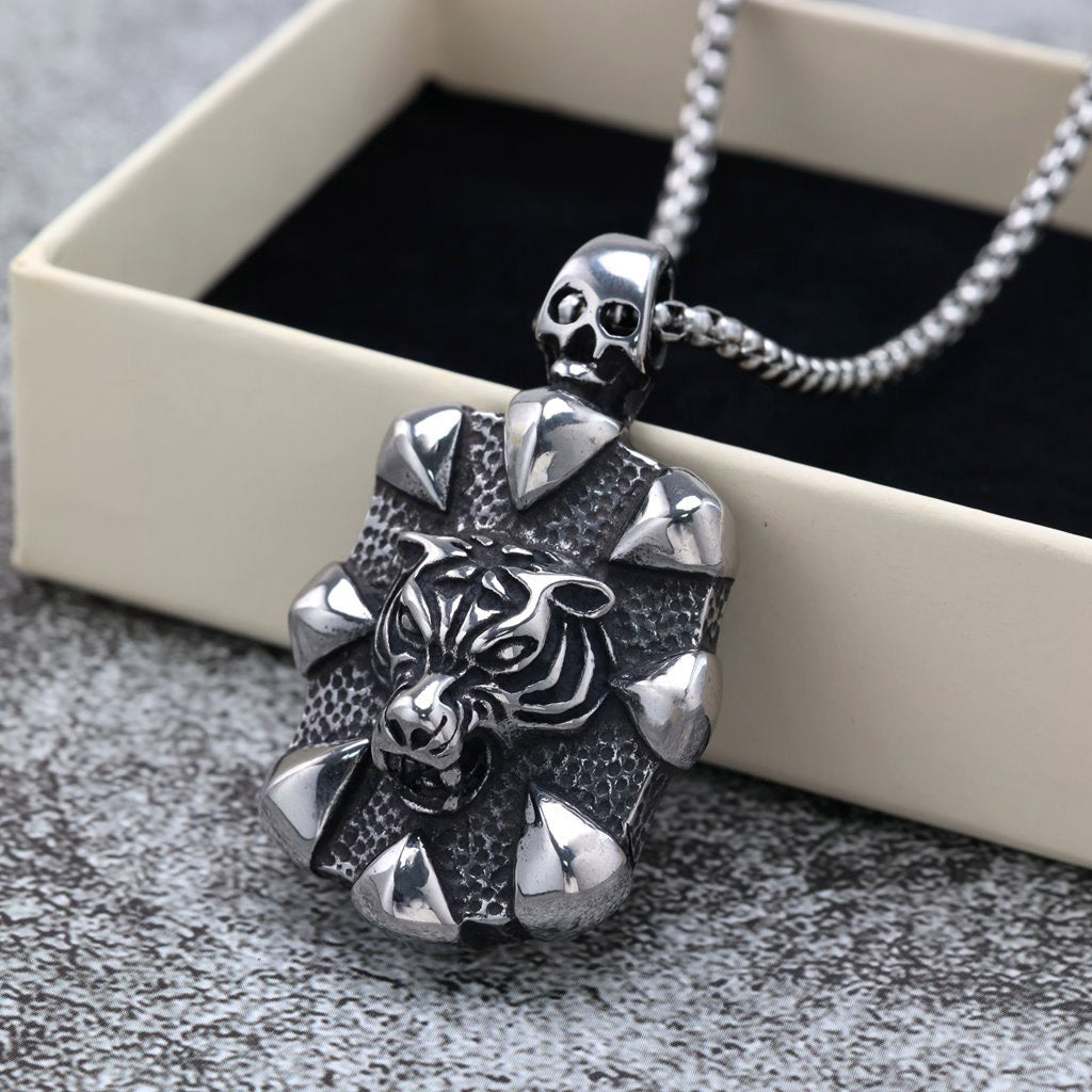 Punk Vintage Stainless Steel Men's Pendant Necklace