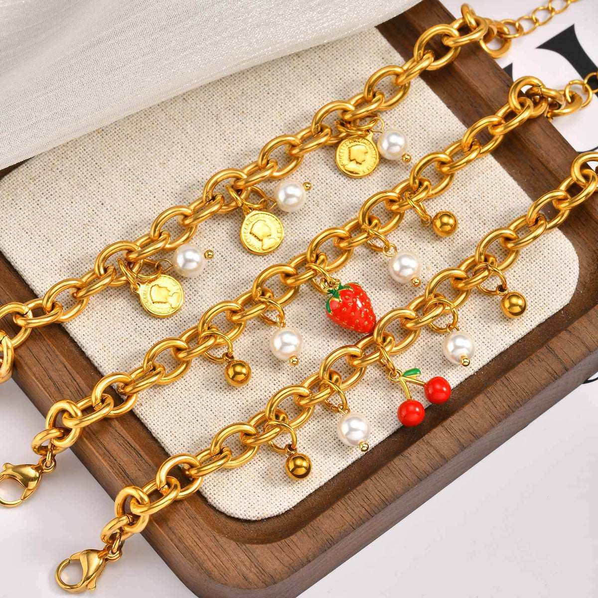Pearl Stainless Steel Bracelet