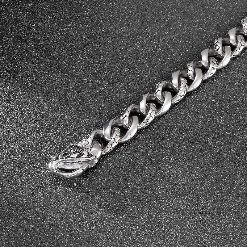 Dragon Slayer Men's Titanium Steel Bracelet