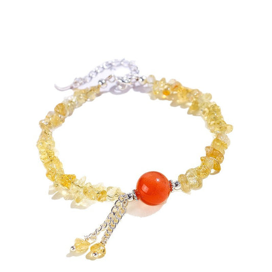 Planderful Fortune's Favor Citrine Beaded Bracelet – Fresh and Sweet Natural Design