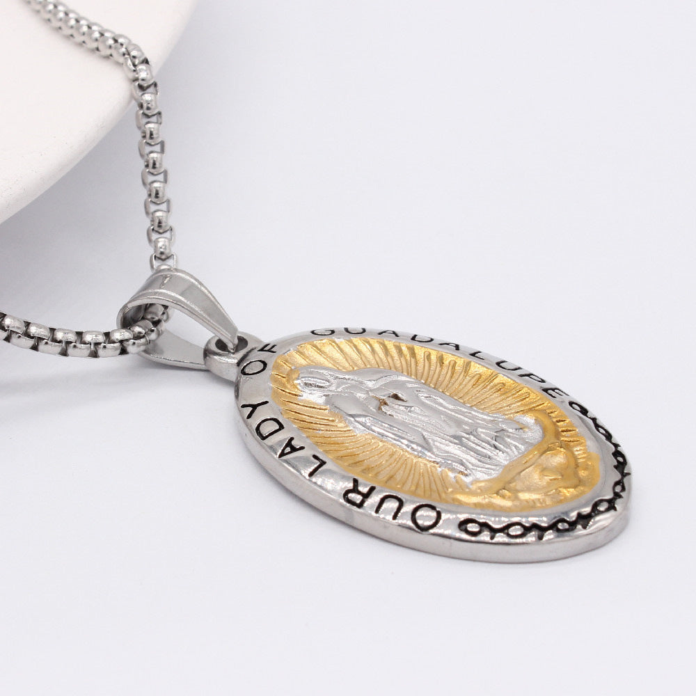 Virgin Titanium Steel Pendant Unisex Protection Statement Jewelry By Planderful For Fashion Conscious Wearers
