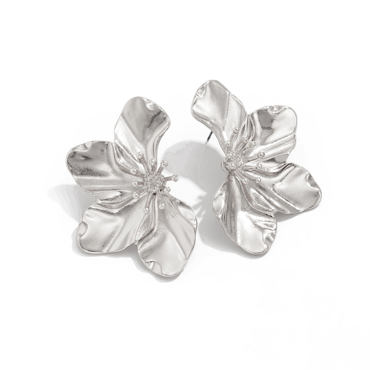 Planderful Vienna Verve Sunflower Fringe Earrings Bold Statement Pearl Leaf For Vintage Lovers