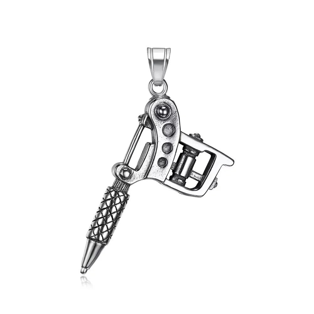 Punk Vintage Stainless Steel Men's Pendant Necklace