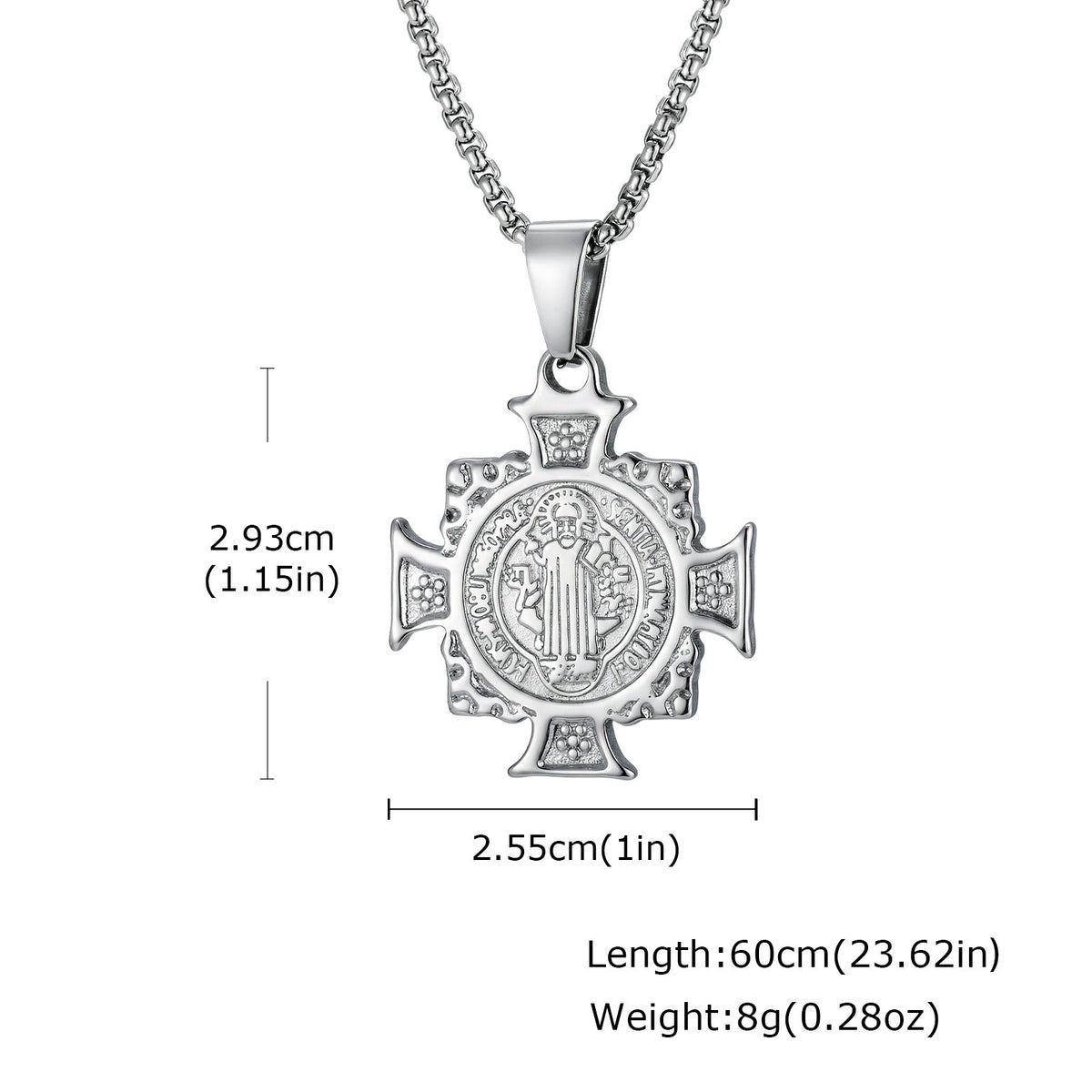 Cross Stainless Steel Pendant