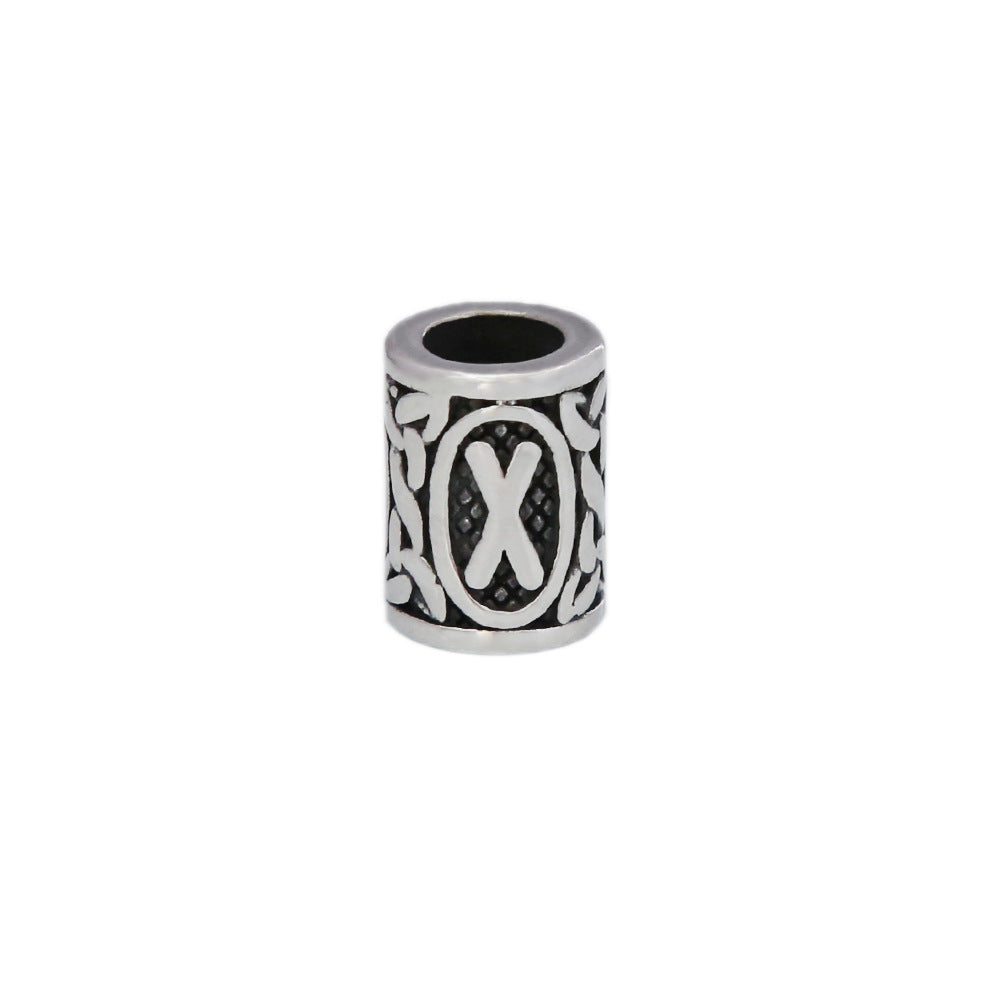 New Retro Stainless Steel Beads Viking Luhn Accessories Wholesale for Men