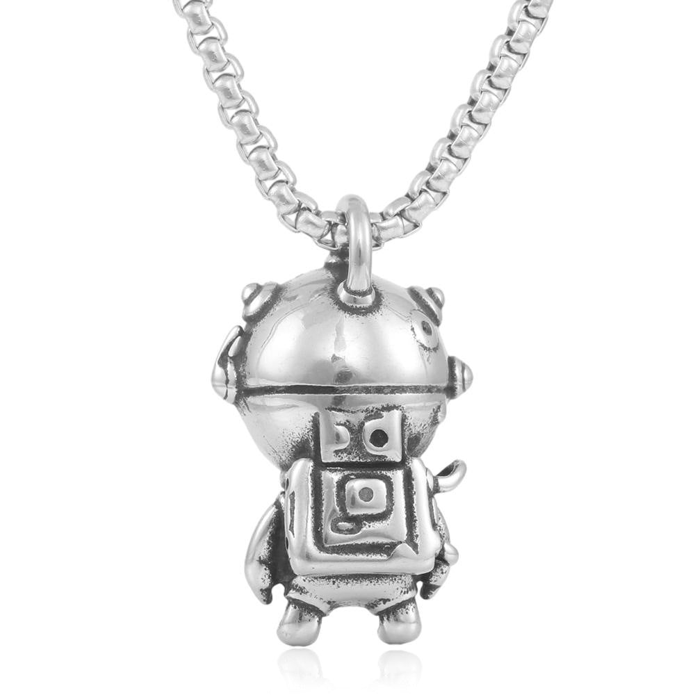 European And American Stainless Steel Astronaut Pendant