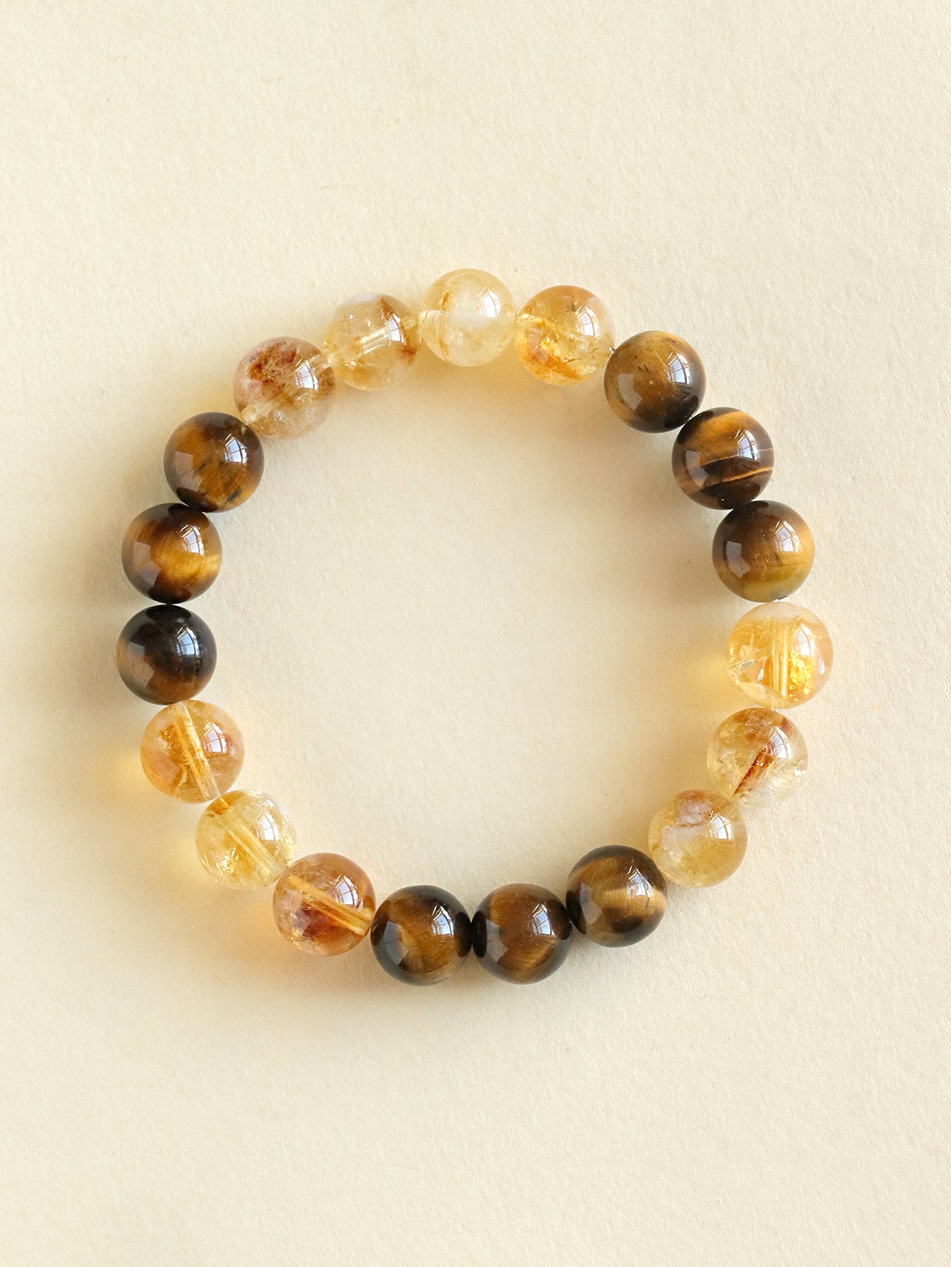 Planderful Fortune's Favor Bracelet – Premium Yellow Tiger Eye Gemstone