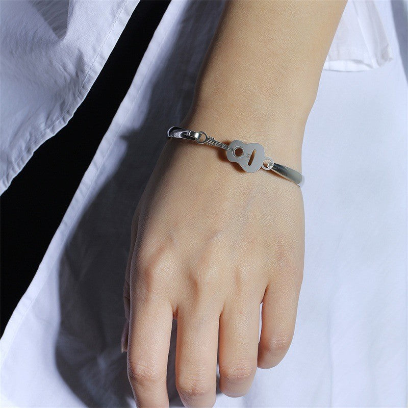 Jewelry Ladies Bracelet Simple Wind Stainless Steel Guitar