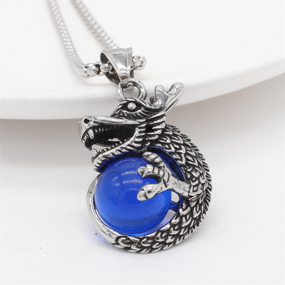 Dragon Ball Titanium Steel Pendant For Men Unisex Protection Statement By Planderful