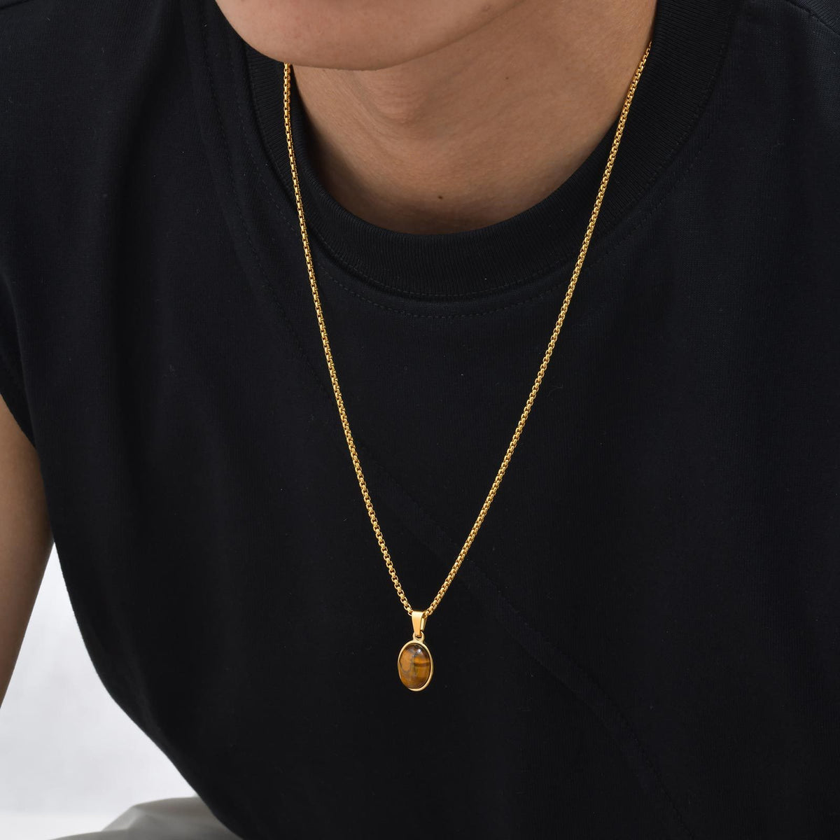 Vintage-Inspired Inlay Pendants — Chain Optional
