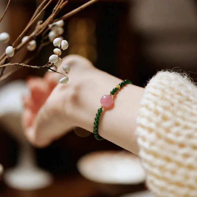 Chalcedony Layered Bracelet