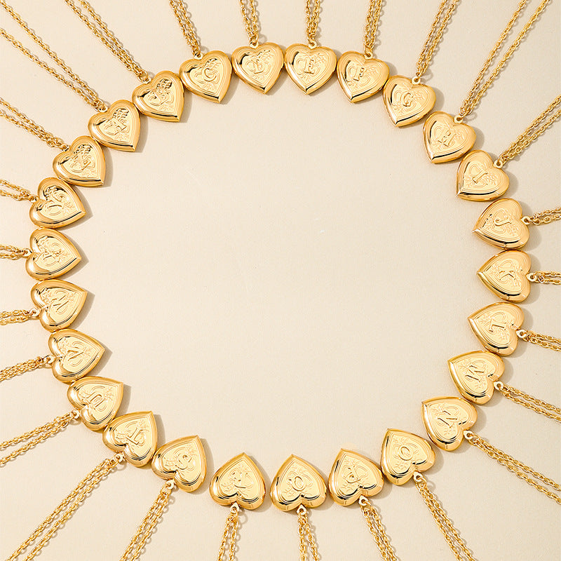 Planderful Vienna Verve Necklace – Personalized Retro Design with Openable Love Letters