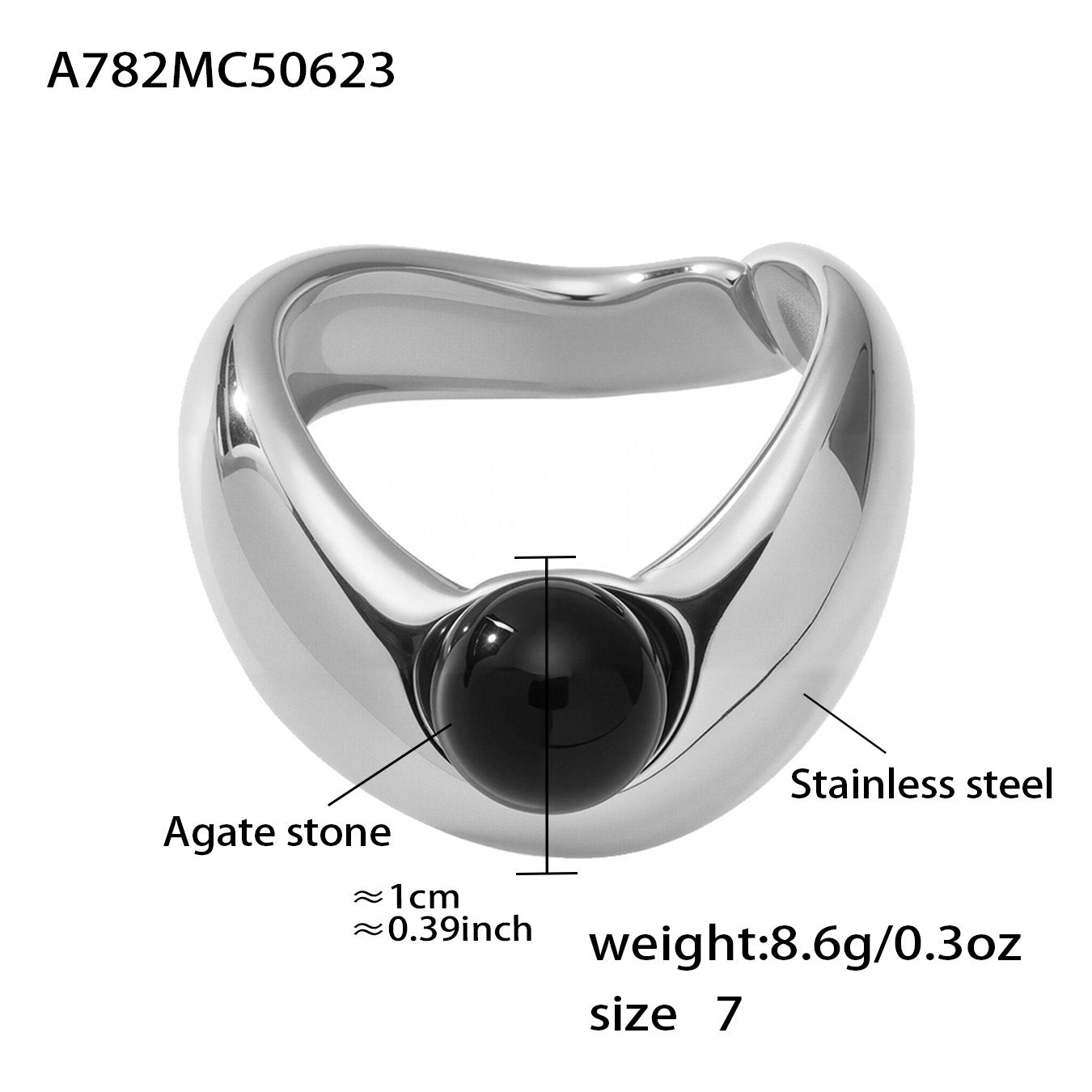 Planderful Titanium Color Ring Everyday Genie For Her