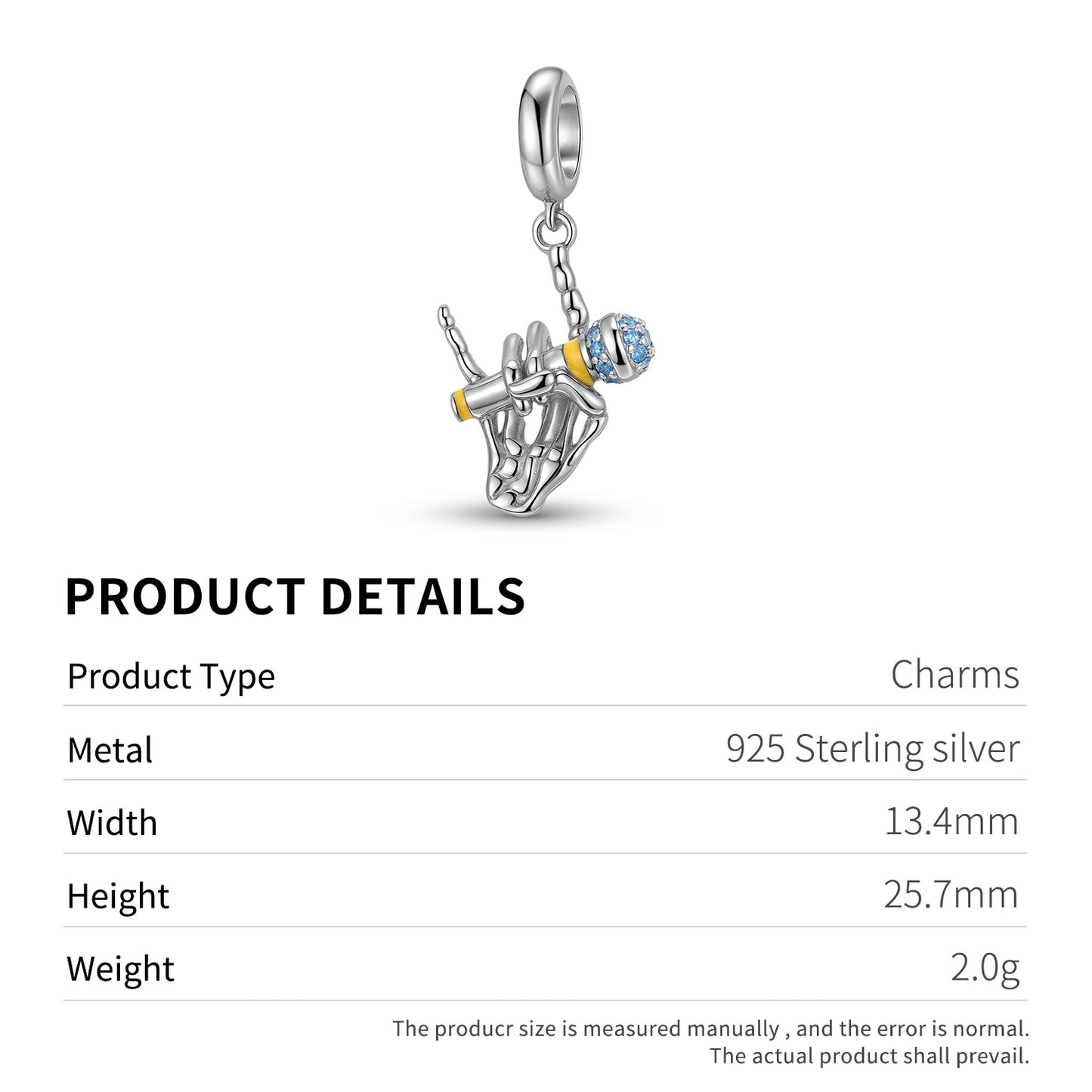 Planderful Jewelry Sterling Silver Skull Pendant Necklace With Zircon Stone For Everyday Luxe