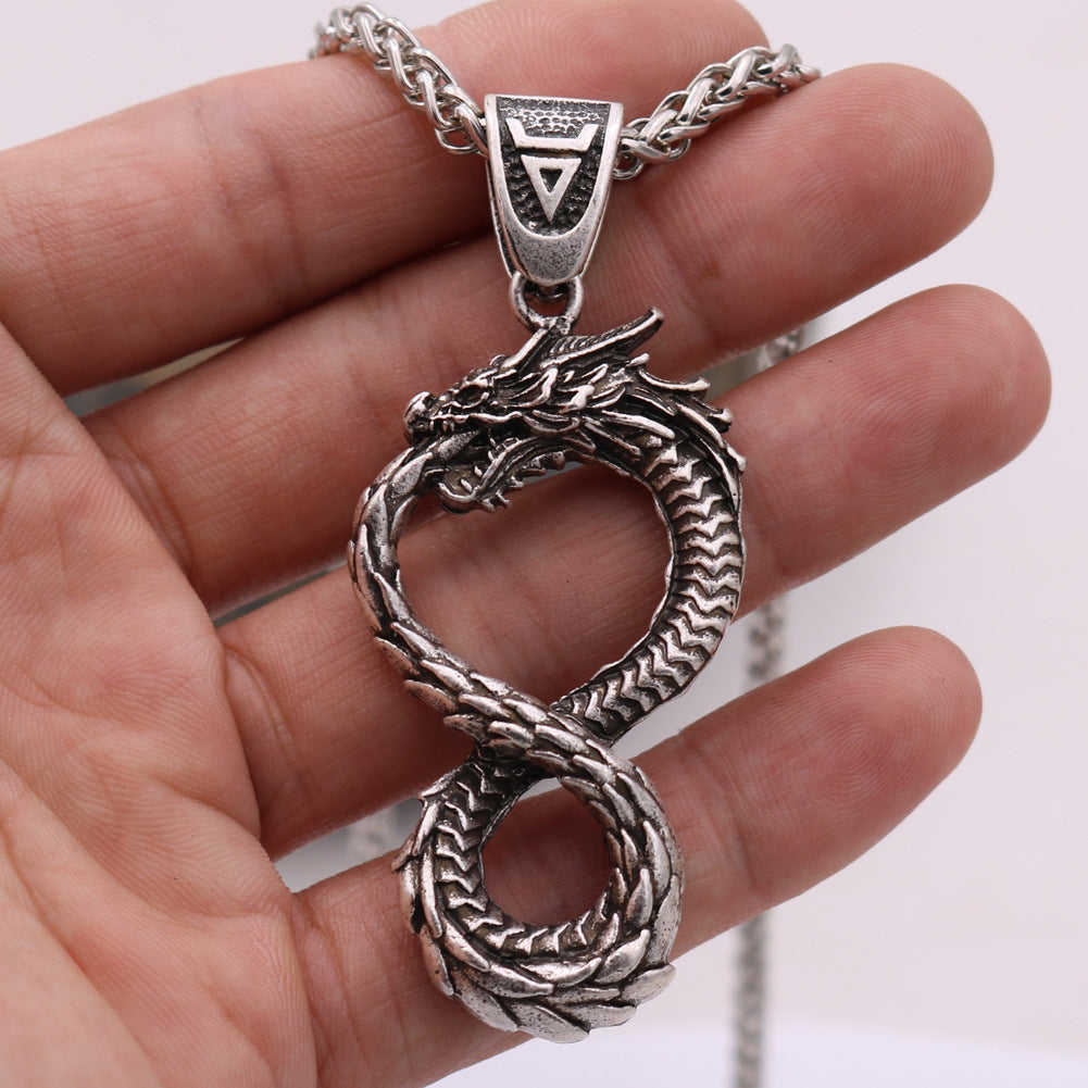 Viking Odin Mythology Necklace Pendant - Norse Legacy Collection
