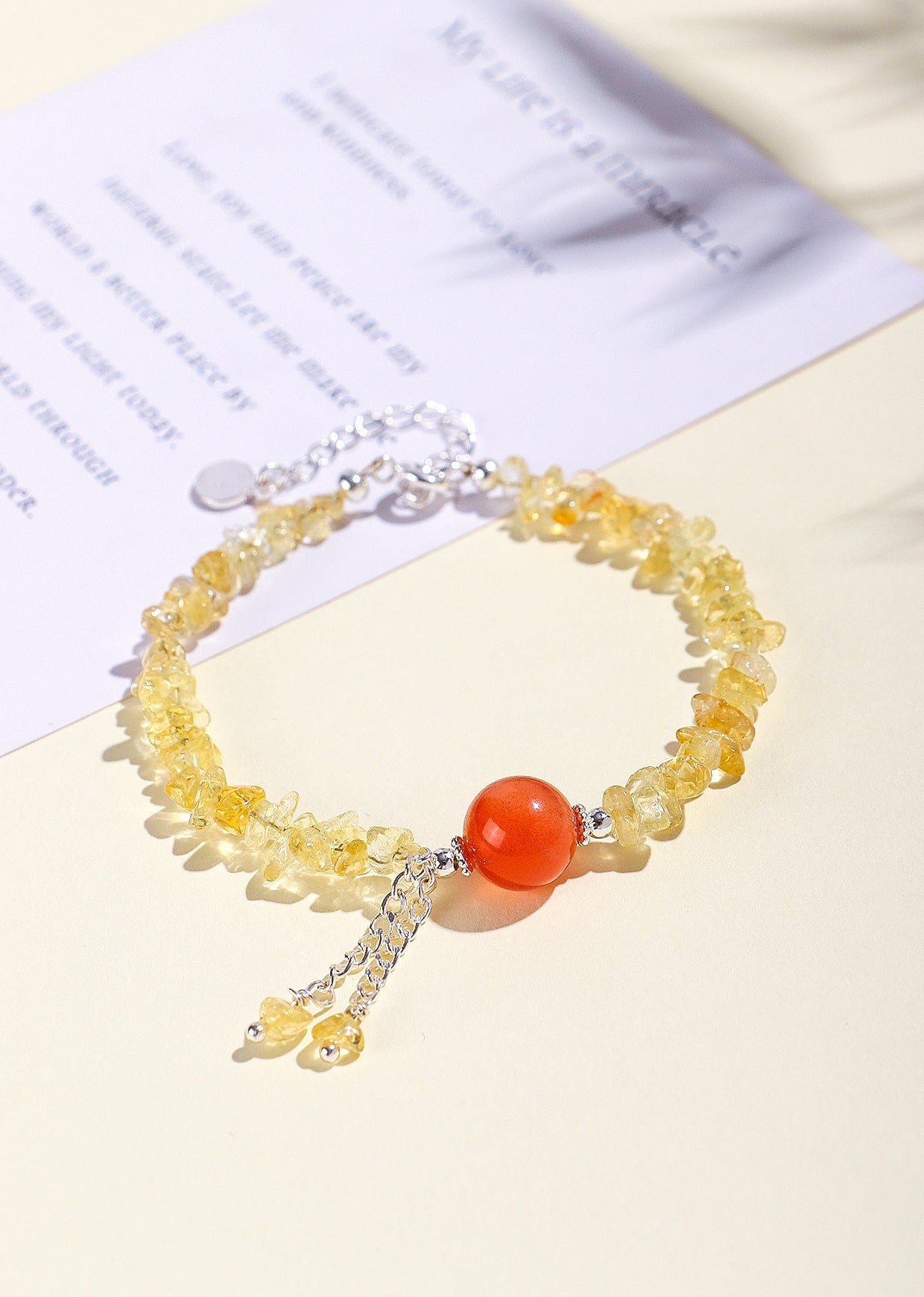 Planderful Fortune's Favor Citrine Beaded Bracelet – Fresh and Sweet Natural Design