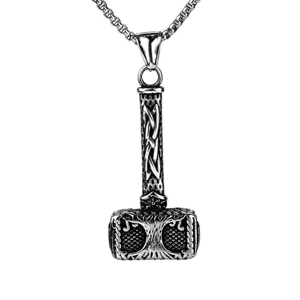 Hip-Hop European And American Neckwear Viking Hammer Pendant Necklace Wholesale