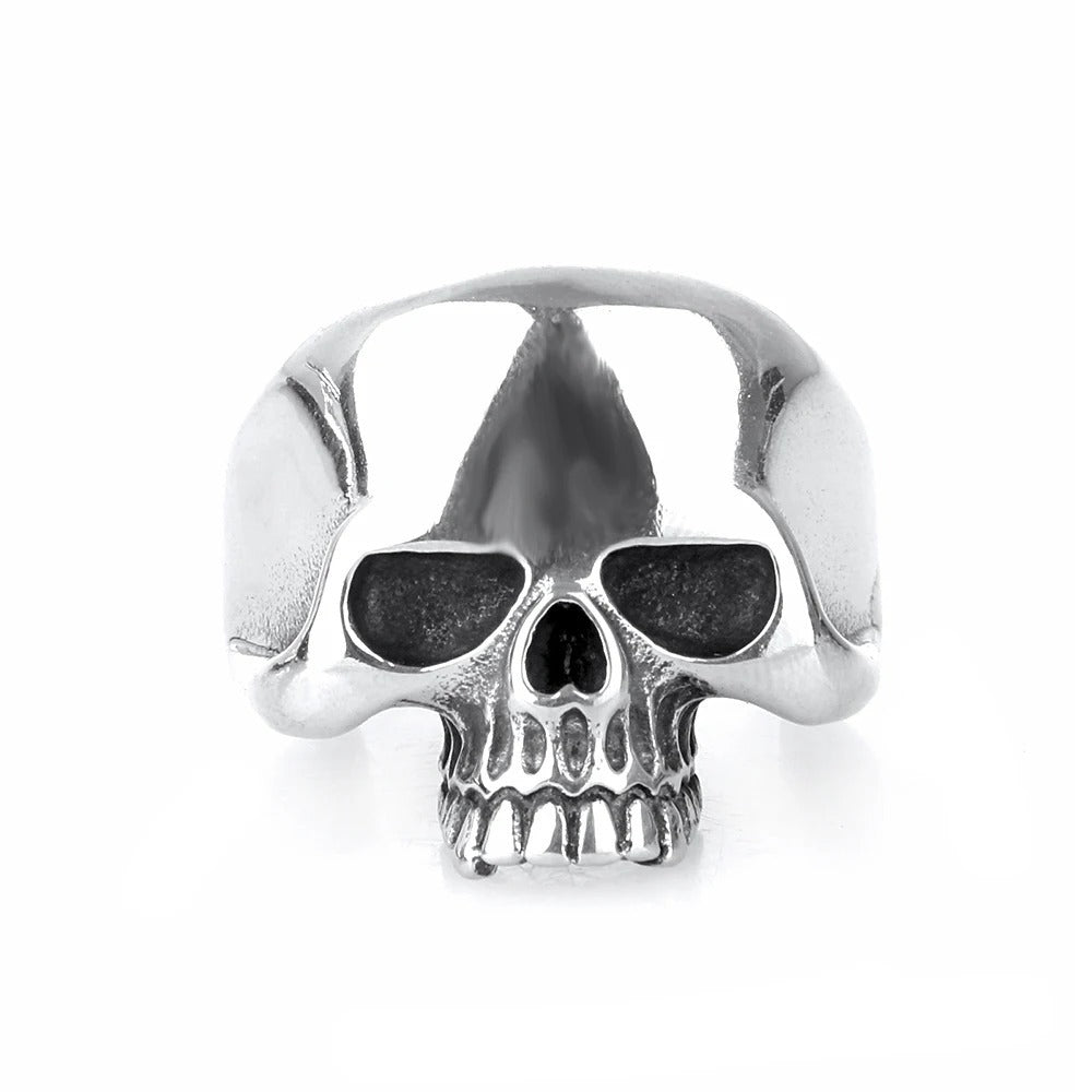 Punk Skull Stainless Steel Men's Ring