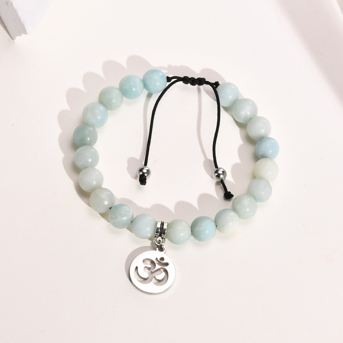 European And American Fashion Jewelry Wholesale Stainless Steel Pendant 20 Beads Beaded Bracelet Women's