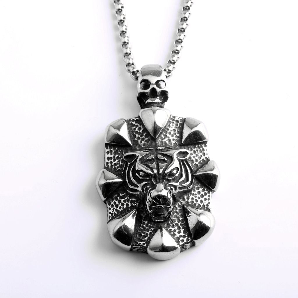 Punk Vintage Stainless Steel Men's Pendant Necklace