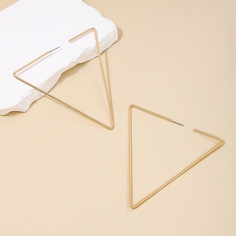 Exaggerated Triangle Statement Earrings - Vienna Verve Collection