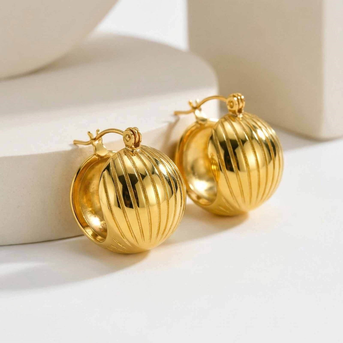 Modern Stainless Steel Earrings