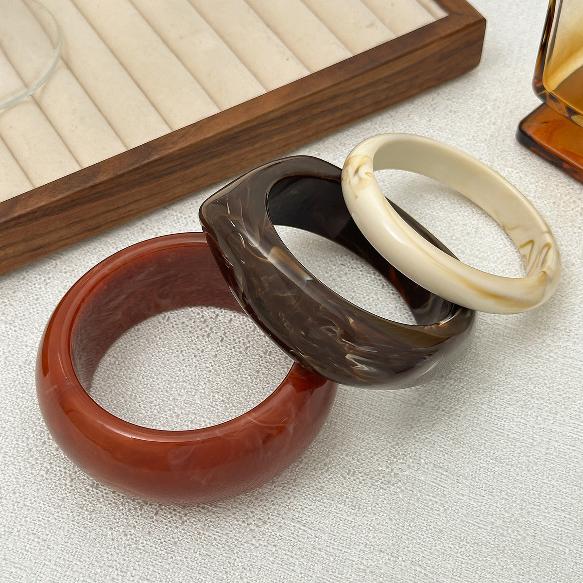 Planderful Maillard Style Bracelet For Women Irregular Wide Statement Hand Jewelry Vienna Verve Collection