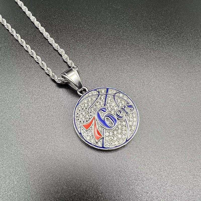 Rhinestone Necklace – Statement Hip-Hop Necklace