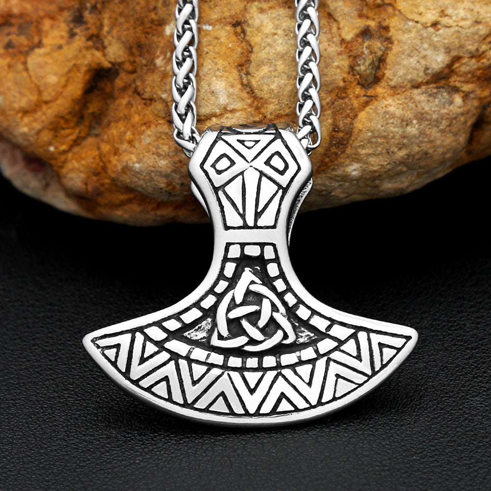 Punk Viking Stainless Steel Men's Pendant Necklace