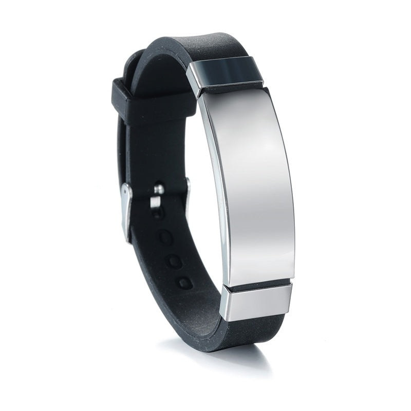 Geometric Stainless Steel Bracelet Unisex Punk Style By Planderful Everyday Genie